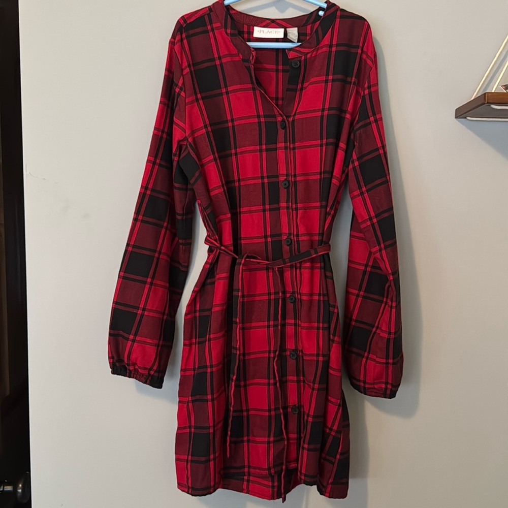 Girls Children’s Place size L flannel dress